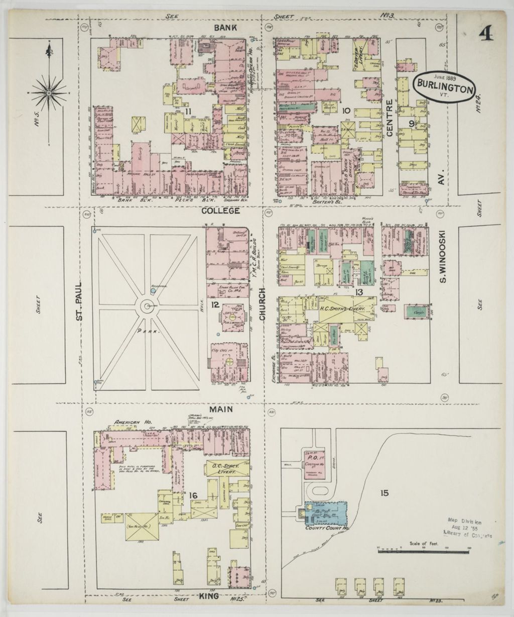 Miniature of Burlington 1889, sheet 04