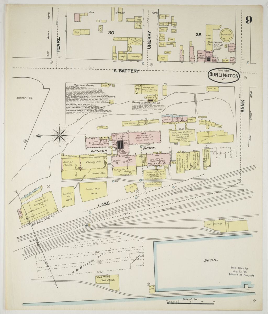 Miniature of Burlington 1889, sheet 09