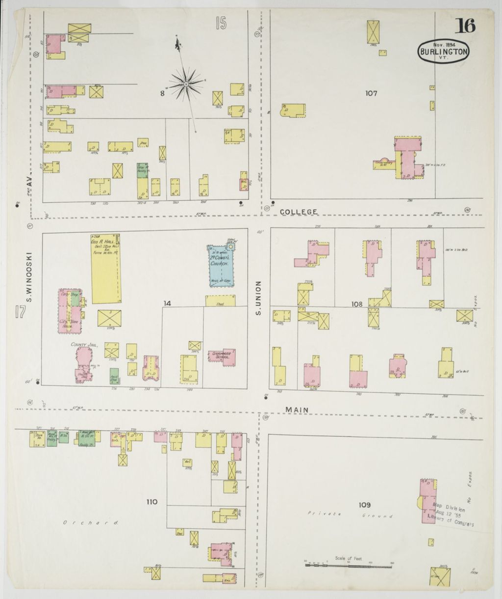 Miniature of Burlington 1894, sheet 16