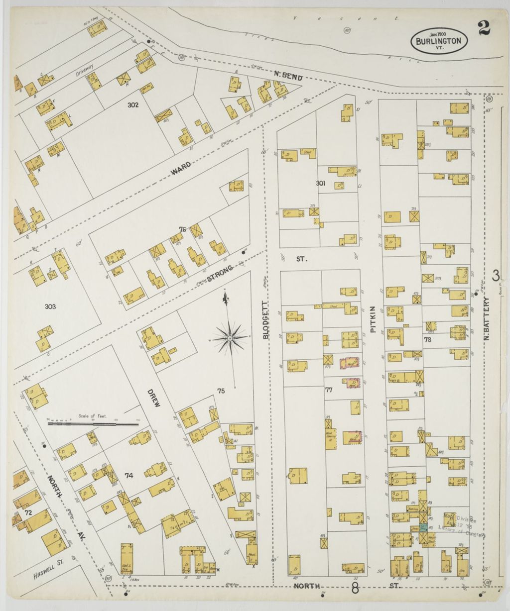 Miniature of Burlington 1900, sheet 02