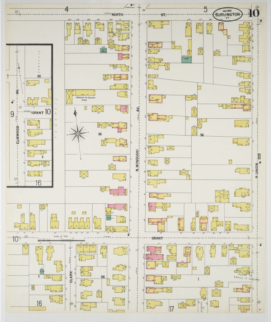 Miniature of Burlington 1900, sheet 10