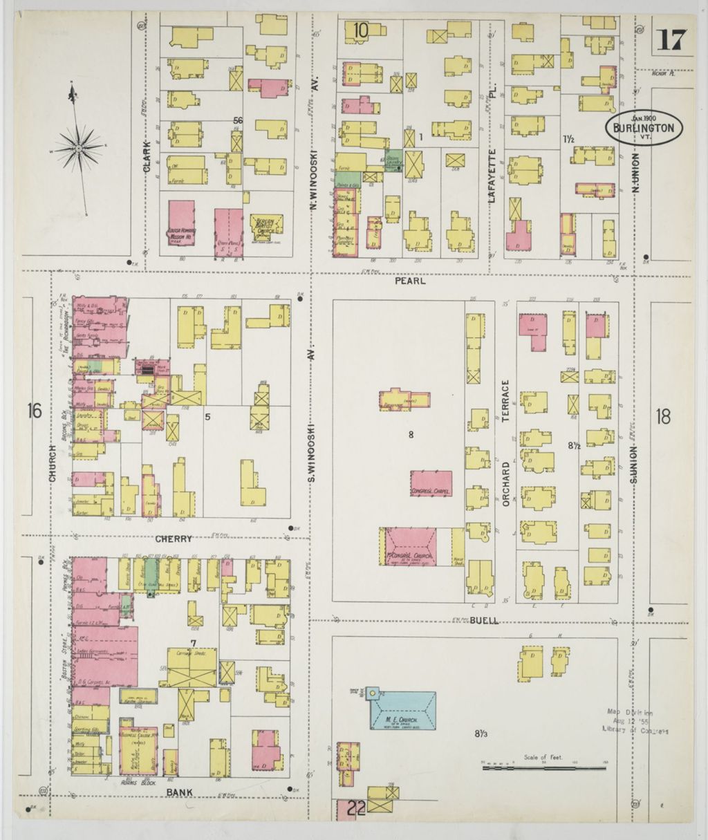 Miniature of Burlington 1900, sheet 17