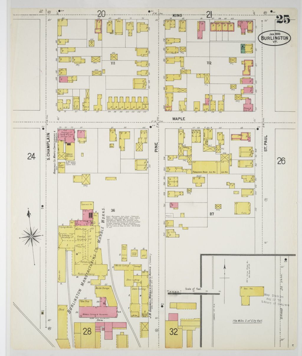 Miniature of Burlington 1900, sheet 25