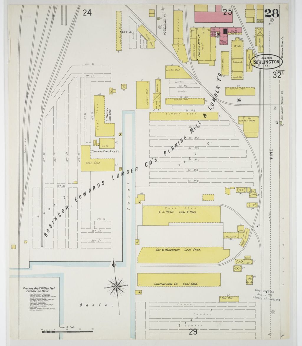 Miniature of Burlington 1900, sheet 28