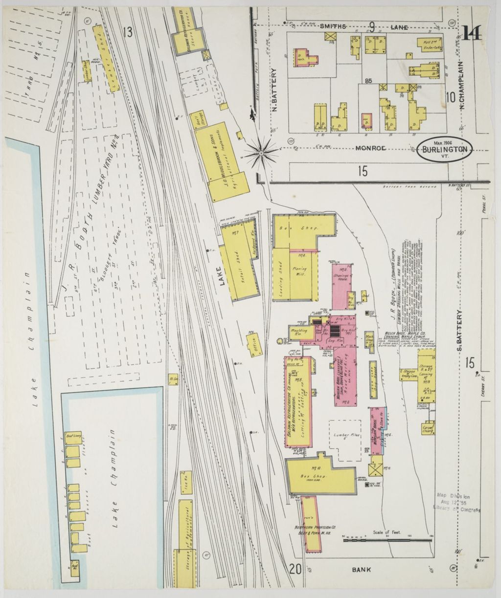 Miniature of Burlington 1906, sheet 14