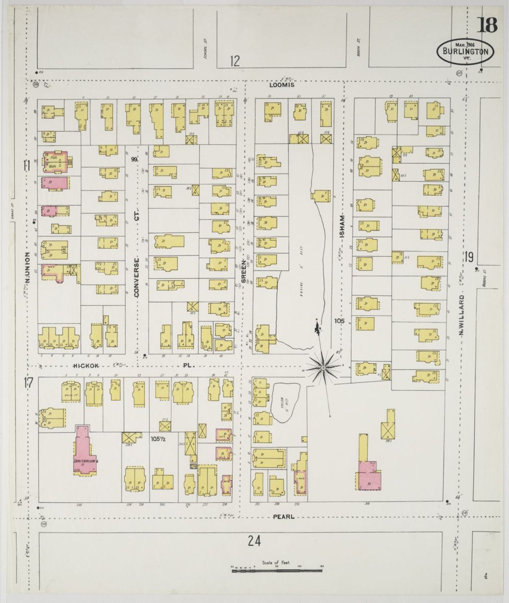 Miniature of Burlington 1906, sheet 18