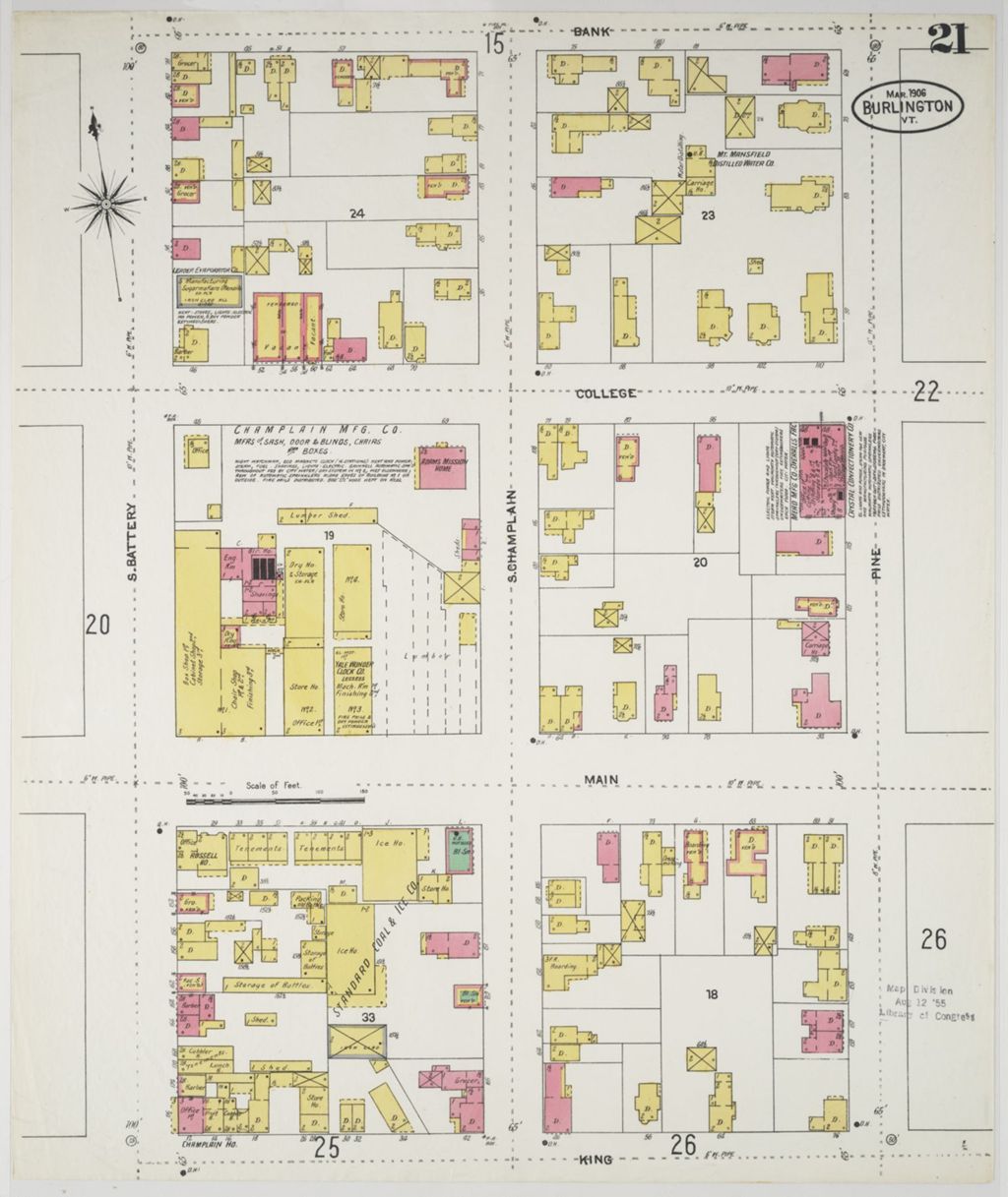 Miniature of Burlington 1906, sheet 21