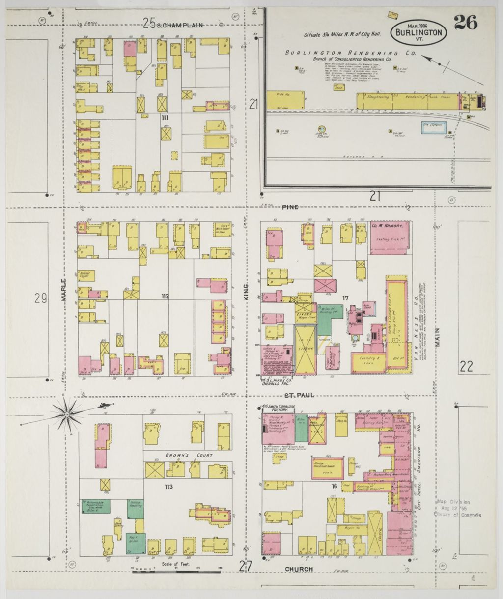 Miniature of Burlington 1906, sheet 26