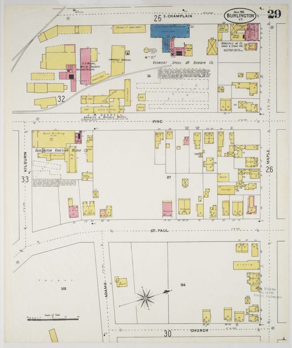 Miniature of Burlington 1906, sheet 29