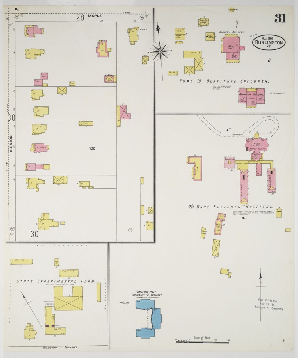 Miniature of Burlington 1906, sheet 31